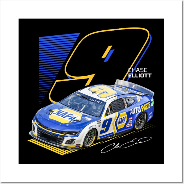 Chase Elliott Chevy Wall Art by Erianna Bee